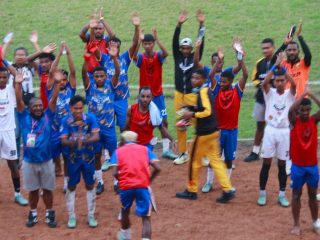 Menang 2-1 Lawan Eleven Wise, Persiker Kokoh Di Puncak Klasemen Liga 4 Papua