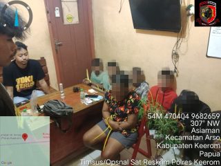 Polres Keerom Ungkap Peredaran Ganja di Arso, 4 Pelaku Berhasil Diamankan
