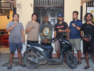 Polres Keerom Amankan Warga Jayapura Pelaku Curanmor di Arso.