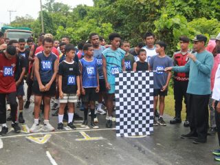 Lomba Lari Marathon Dalam Rangka Memperingati HUT Ke-23 Kabupaten Keerom