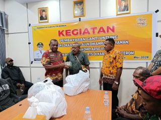 Pembayaran Ganti Untung Lahan Alun-Alun Asyaman, Kompi Arso VI dan Lahan BTS Kabupaten Keerom