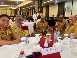 Bupati Keerom Hadiri  Forum Kordinasi Strategis Percepatan Pembangunan Papua