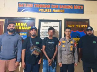 Sat Reskrim Polres Keerom Tangkap Pelaku Penipuan dan Penggelapan Motor Lintas Kabupaten