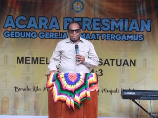 Bupati Keerom Resmikan Gedung Gereja GIDI Jemaat Pergamus Skanto
