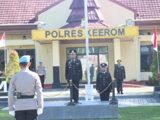 Gelar Upacara Hari Lahir Pancasila 2026, Polres Keerom Komitmen Menjaga Persatuan.