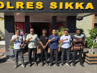 Pelaku Penggelapan Dana Koperasi ditangkap Sat Reskrim Polres Keerom di Kab. Sikka Provinsi NTT.