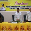 Dispersip Kabupaten Keerom Gelar Sosialisasi Kearsipan Bagi Aparatur Daerah