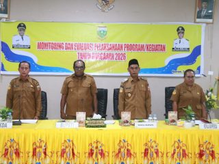 Monitoring Dan Evaluasi Program Kegiatan, Bupati Keerom Tekankan Akselerasi Penyerapan Anggaran