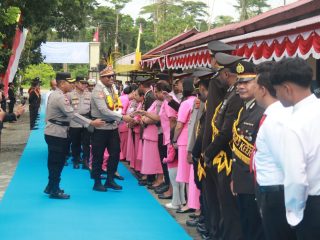 Tongkat Komando Kapolres Keerom Berganti, Menuju Perubahan Yang Lebih Baik.