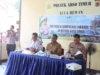 Polsek Arso Timur Polres Keerom Nominator 5 Besar Ajang Kompolnas Awards 2026.